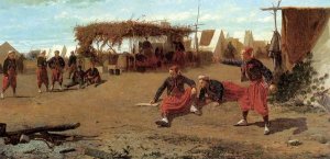 Winslow Homer - Pitching Quoits