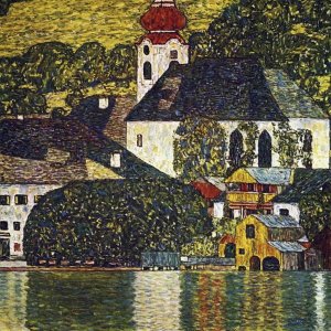 Gustav Klimt - Church At Unterach On The Attersee