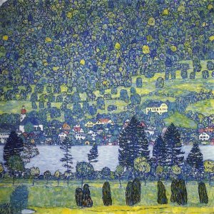 Gustav Klimt - Forest Slope In Unterach On The Attersee 1917