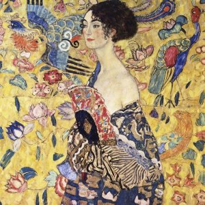 Gustav Klimt - Lady With Fan