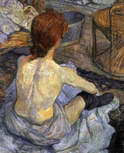 Henri Toulouse-Lautrec - Detail La Toilette