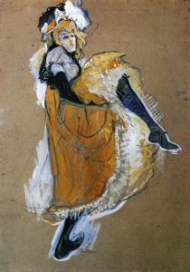 Henri Toulouse-Lautrec - Jane Avril Dancing