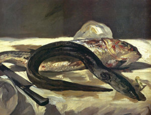 Edouard Manet - Eel and Red Mullet