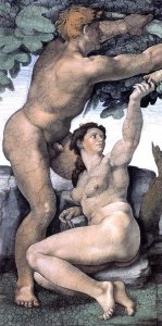 Michelangelo - The Last Judgement (detail 36)-4