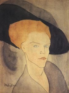 Amedeo Modigliani - Head Of A Woman Wearing Hat