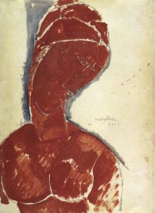 Amedeo Modigliani - Portrait In Red