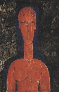 Amedeo Modigliani - Red Bust