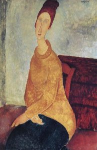 Amedeo Modigliani - Yellow Sweater Mme Hebuterne