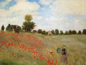 Claude Monet - Field Of Poppies (Les Coquelicots) 1873