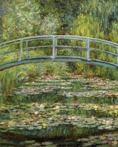 Claude Monet - Japanese Bridge And Water Lilies (1)