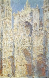 Claude Monet - Rouen Cathedral West Facade Sunlight 1894