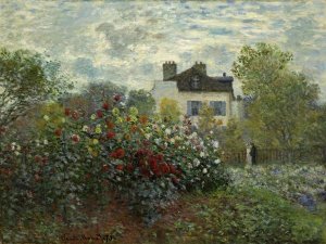 Claude Monet - The Artist's Garden At Argenteuil