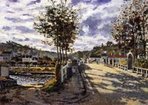 Claude Monet - The Bridge At Bougival 1870
