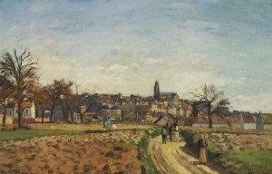 Camille Pissarro - View Of Pontoise 1873