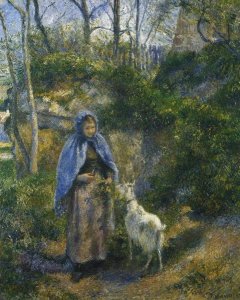 Camille Pissarro - Woman With A Goat 1881