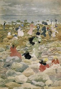 Maurice Brazil Prendergast - Low Tide Nantasket