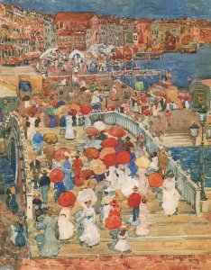 Maurice Brazil Prendergast - Ponte Della Paglia Marble Bridge