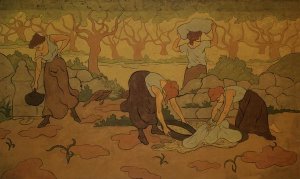 Paul Ranson - Quatre Femmes A La Fontaine