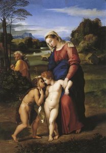 Raphael - Holy Family With St John