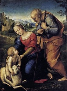 Raphael - Holy Family With The Lamb