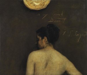 John Singer Sargent - Back View of a Nude Model