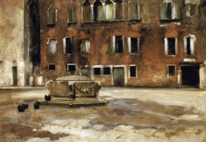 John Singer Sargent - Campo Sant Agnese, Venice, 1882