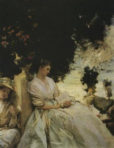 John Singer Sargent - Jane de Glehn in Corfu