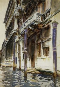 John Singer Sargent - Palazzo, Corner Contarini dei Cavalli, 1904