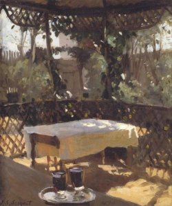 John Singer Sargent - Two Wine Glasses