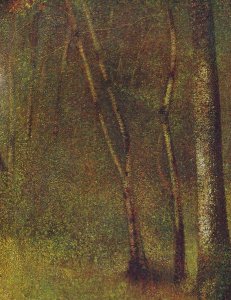 Georges Seurat - In The Woods At Pontaubert