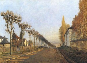 Alfred Sisley - Chemin de la Machine, Louveciennes