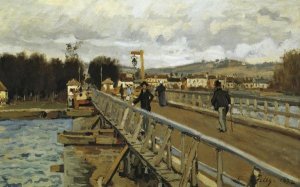 Alfred Sisley - Footbridge At Argenteuil