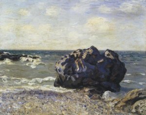 Alfred Sisley - Langland Bay Storrs Rock Morning