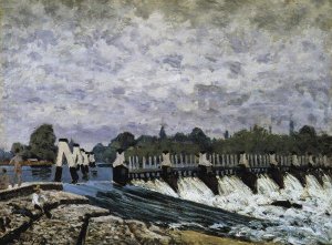 Alfred Sisley - Molesey Weir Morning