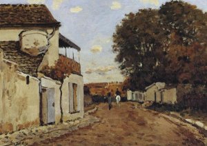 Alfred Sisley - Street In Louveciennes