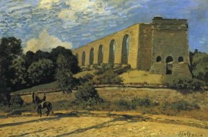 Alfred Sisley - The Aquaduct At Marly