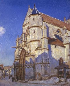 Alfred Sisley - The Church At Moret