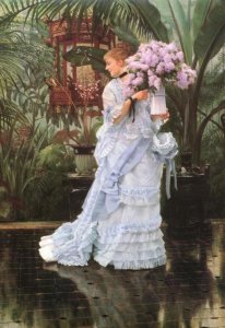 James Tissot - Bunch Of Lilacs