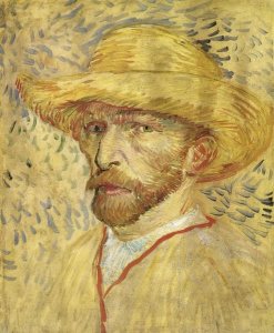 Vincent Van Gogh - Self Portrait Straw Hat