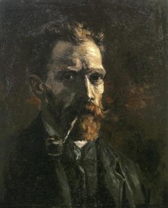 Vincent Van Gogh - Self Portrait With Pipe
