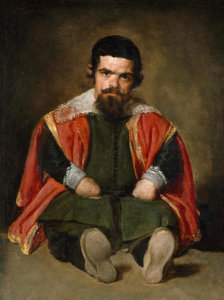 Diego Velazquez - A Dwarf Sitting On The Floor