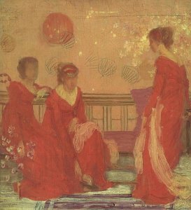 James McNeill Whistler - Harmony In Flesh Colour And Red 1869