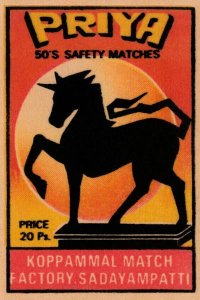 Phillumenart - Priya 50's Safety Matches