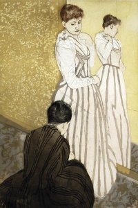 Mary Cassatt - The Fitting