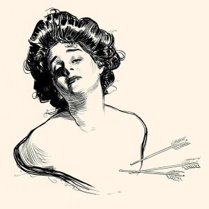 Charles Dana Gibson - Pierced in the Heart