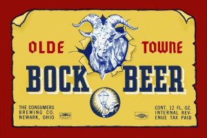 Vintage Booze Labels - Olde Towne Bock Beer