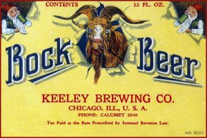 Vintage Booze Labels - Bock Beer