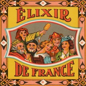 Vintage Booze Labels - Elixir de France