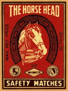 Phillumenart - The Horse Head Safety Matches