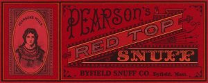 Retrolabel - Pearson's Red Top Snuff